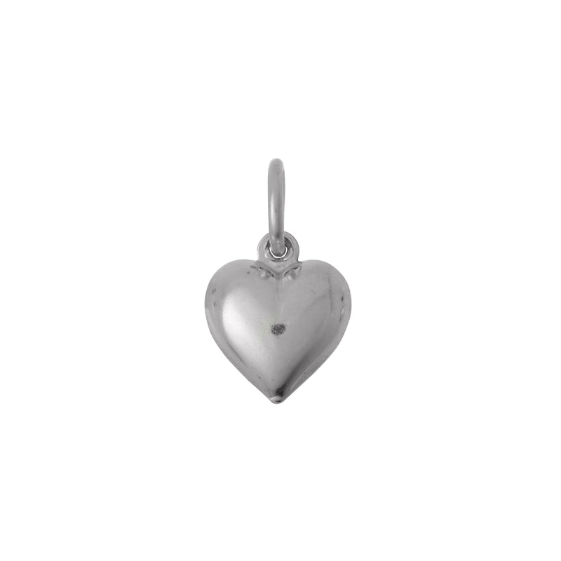 Sterling Silver Puffy Heart