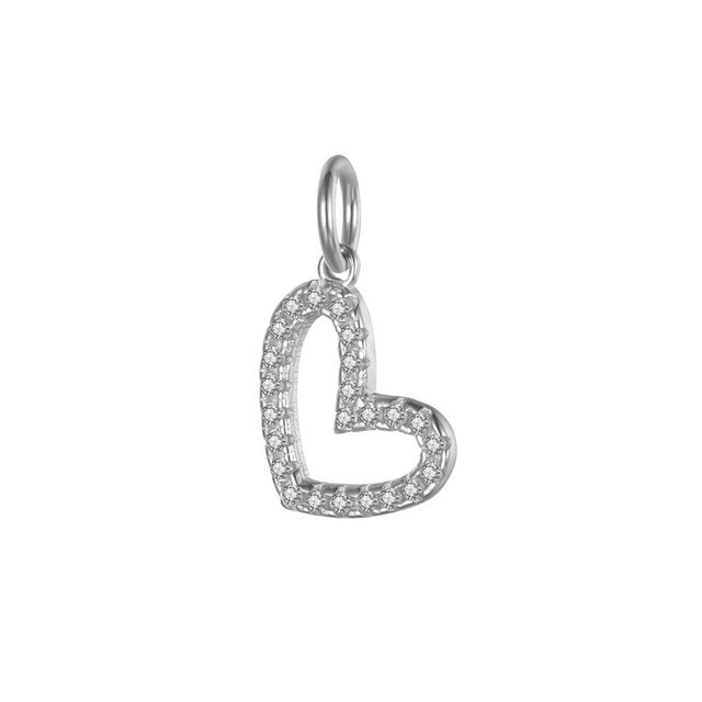 Crystal Heart Charm