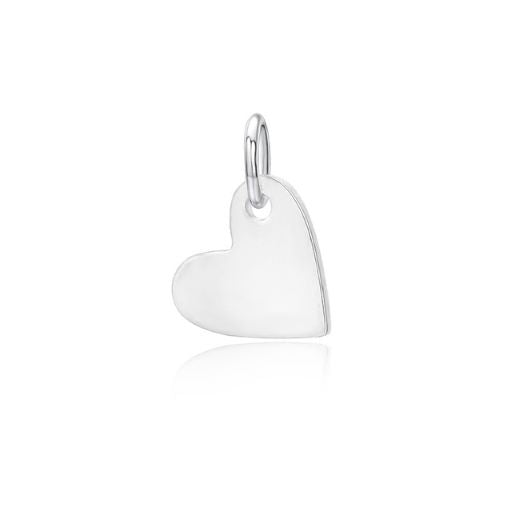 Sterling Silver Flat Heart