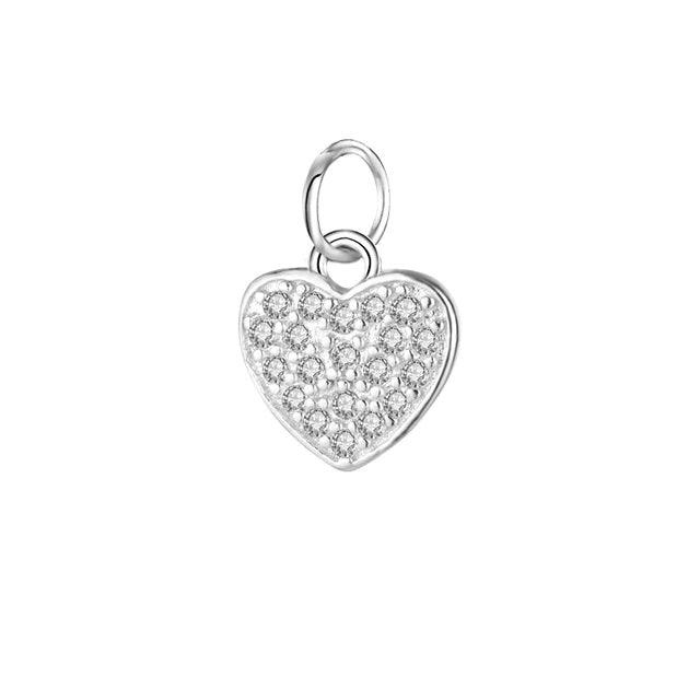 Sparkling Heart Charm