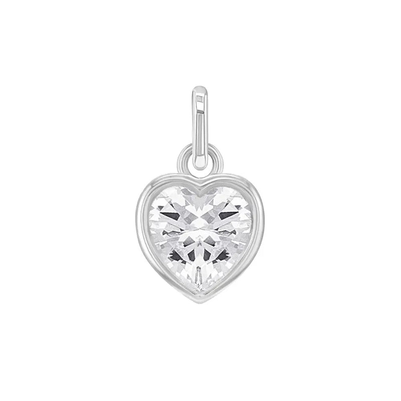 Sparkling Heart Charm