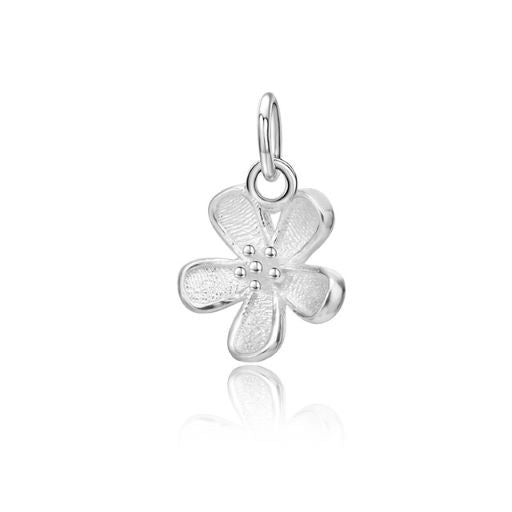 Silver Flower Charm